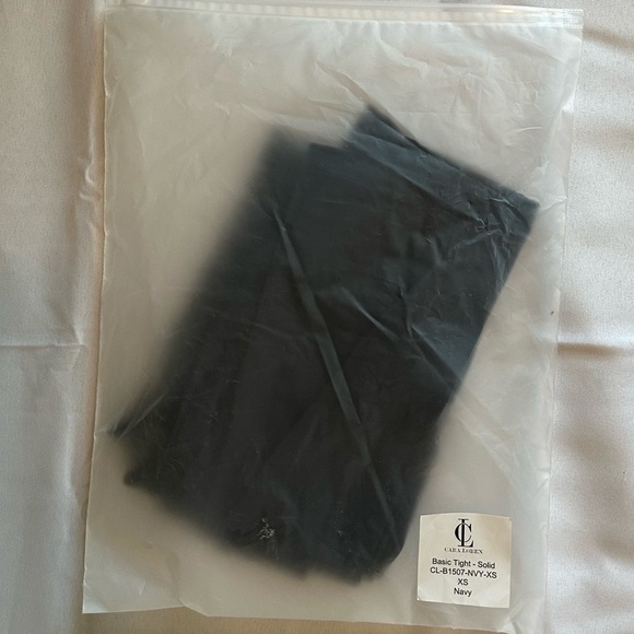 Cara Loren Dark Navy High-Waisted Leggings - Picture 3 of 3